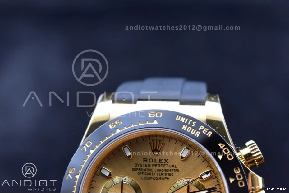1:1 Reliable SA Dial Daytona Lume Best Strap BTF Edition 764 Oysterflex on Rubber 116518 YG 0731